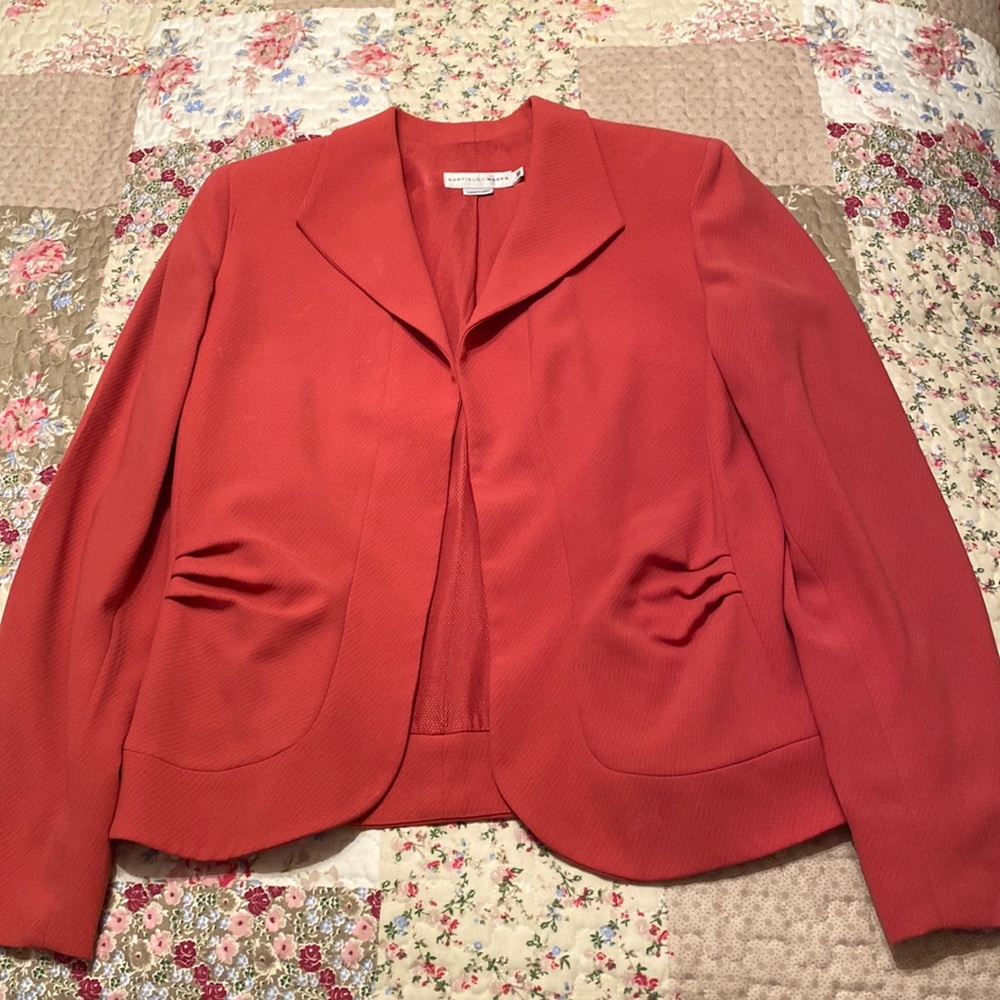 Women’s light blazer waist high rose color